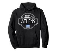 Atenas Grecia City Travel Iconic Landmarks tee Sudadera con Capucha