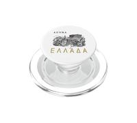 Atenas Grecia en Lengua Griega con Arquitectura Griega PopSockets PopGrip para MagSafe