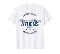 Atenas Grecia Lugares De Interés Viajes Vintage Camiseta