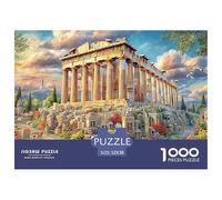 Atenas Panorama Rompecabezas para Adultos Un Desafío De Alta Definición para La Mente Excelencia para El Público Adulto (A Partir De 14 Años) 52x38cm/1000pcs