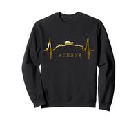 Atenas Skyline Latido del Corazón Grecia Acrópolis Antiguo Sudadera