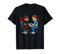 Atención al Paciente Flebotomía Nurse Week Ninja Camiseta