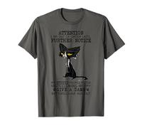 Atención del gato negro Estoy fuera de servicio hasta nuevo aviso Camiseta