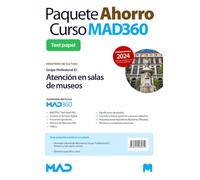 Atención en salas de museos (Grupo Profesional E1) del Ministerio de Cultura. Temario específico y test Paquete Ahorro de Libros y Curso MAD360