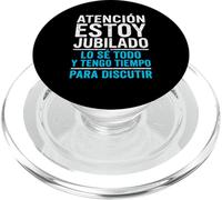 Atención Jubilado Lo Sé Todo Tengo Tiempo para Discutir PopSockets PopGrip para MagSafe