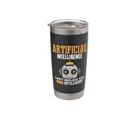 Atención La inteligencia no puede reemplazar la Inteligencia Artificial Vaso térmico de acero inoxidable de doble pared