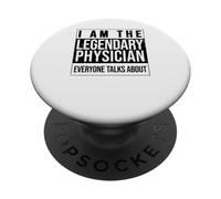 Atención Sanitaria-Medicina Cumpleaños Nacido Médico PopSockets PopGrip Adhesivo