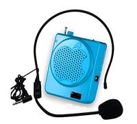 Atendos Maestros Dedicados Conferencia Dedicada Guía de enseñanza colgante Guía de enseñanza hablante Amplificador de voz Megaphone(Blauw)