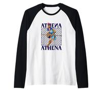 Atenea, Antigua Diosa de la Guerra Camiseta Manga Raglan