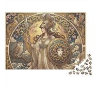 Atenea Clásica Oriental Puzzle 1000 Piezas Adultos Y Niños,Reto,Anti-estrés,Deco Pared,Regalo Ideal,Premium,Cartón,14 Años+,Rompecabezas,Desafío,Relax,Educativo 38x26cm