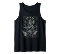 Atenea con Búho y Lanza Sabiduría Antigua y Arte Estratégico Camiseta sin Mangas