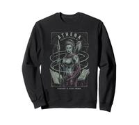 Atenea con Búho y Lanza Sabiduría Antigua y Arte Estratégico Sudadera