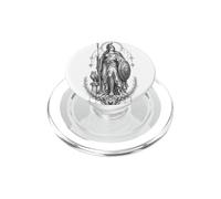 Atenea Diosa Griega búho Escudo Lanza mitología Obra de Arte PopSockets PopGrip para MagSafe