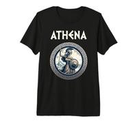 Atenea Diosa Griega de la Guerra y la sabiduría Camiseta Premium
