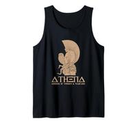 Atenea Diosa Griega De La Sabiduría Y La Guerra Mitología Antigua Camiseta sin Mangas