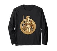 Atenea Diosa Griega Guerrero Mitología Griega Antigua Manga Larga