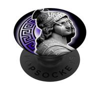 Atenea Diosa Griega Reina Guerrera PopSockets PopGrip Adhesivo