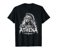 Atenea Diosa Guerrera Griega Antigua Leyenda del Mito Camiseta
