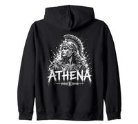 Atenea Diosa Guerrera Griega Antigua Leyenda del Mito Sudadera con Capucha