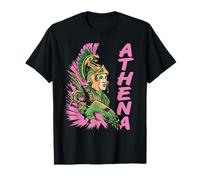 Atenea Diosa Lechuza Sabiduría Casco Guerrero Antiguo Camiseta