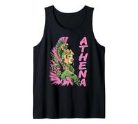 Atenea Diosa Lechuza Sabiduría Casco Guerrero Antiguo Camiseta sin Mangas
