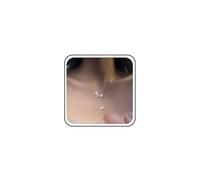 Atentuyi Boho Plata Brillante Cz Delicado Collar Corazón Cristal Simple Pequeño Colgante Corazón Delgado Collar Delicado Minimalista Lariat Cadena En Forma Y Diminuta Joyería Gargantilla Mujeres