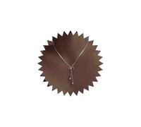 Atentuyi Wedding Mini Cz Colgante Collar Oro Cristal Arco Delgado Forma Y Simple Gargantilla Bowknot Minimalista Lariat Cadena Delicado Mujeres