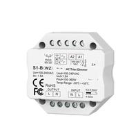 Atenuador 220V 230V 110V 2,4G control remoto AC triac interruptor de botón atenuación adecuado for bombilla LED S1-B(S1-B-WZ Only)