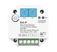 Atenuador de 0-10 V a control iluminación atenuación tiristor 0/1-10 Vk(DA-P Self Reset Switch Dimmer)