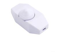 Atenuador de Empotrable con Perilla de Control Atenuador de Empotrable | Control giratorio para suave, para ajuste para preciso de , para compacto, para fácil instalación, 220V(White)