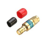 Atenuador de R+F S+M+A de latón chapado en oro de 2 W, CC-6 GHz, 1 dB, 3 dB, 5 dB, 6 dB, 10 dB, 15 dB, 20 dB, 30 dB, atenuación de 50 ohmios(6dB)