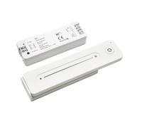 Atenuador LED V1 5V 12V 24V 36V 8A PWM 2835 5050 FCOB controlador de tira de luz monocromática 2,4G Control remoto táctil(V1 and R11 Black)