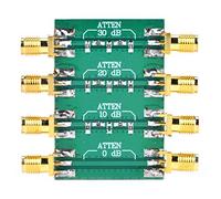 Atenuador RF de 50 ohmios SMA Doble Hembra, DC-4GHz, 23dBm, VSWR<1.2, película de Carbono de precisión, para Pruebas de Laboratorio y Ajuste de señal