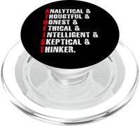 Ateo Ateísmo Religión Ciencia Agnóstico Escéptico Creer PopSockets PopGrip para MagSafe