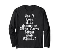 Ateo: ¿Parezco Alguien Que se Preocupa por lo Que Piensa Manga Larga