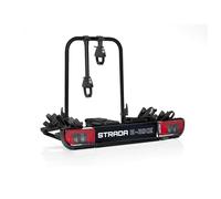 Atera 022698 Road E-Bike Carrier, portabicicletas de Coche con Luces traseras - para 2 Bicicletas - Black Edition