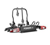 Atera 022800 Portabicicletas Forza M, Soporte de Embrague para Coche, Plegable, con Luces traseras, para 2 Bicicletas o Bicicletas eléctricas Pesadas, Color Negro