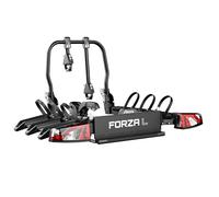 Atera 022801 Forza L - Portabicicletas Trasero para Coche con Luces traseras, Plegable, para 3 Bicicletas o Bicicletas eléctricas Pesadas, Color Negro