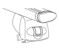 Portaequipajes Atera Base Para Audi A3 VW Golf VII Sportsvan Con Rail Aluminio
