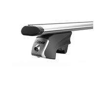 Atera 048510 Portaequipajes Signo RTD, Perfil Aero Plata, para Coches con raíles de Techo, acero 110 cm