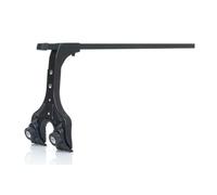 Atera 081978 SL Soporte pie par portaequipajes, galvanizado, para vehículos con vierteaguas y Techo Alto, Incluye Cerradura, 25 cm