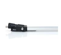 Atera 08221 Portabicicletas de Coche Giro Speed, Aluminio Plata, Portabicicletas de Techo de Coche para 1 Bicicleta de Carretera o de montaña de hasta 17 kg