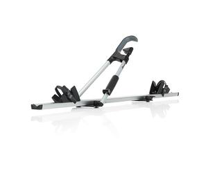 ATERA 082227 Portabicicletas techo negro plata | aluminio, plata, barras de techo coche para 1 bicicleta, hasta 17 kg carga útil, Cód. art. 08227