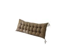 ATEUXOL Cojín de Asiento con Respaldo para Muebles de Exte Cabecero Lectura Almohadas corporales Silla Mesilla de Noche Sillón Lumbar Almohada Lectura Cuña Respaldo Hogar(Brown,120x50cm)