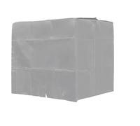 ATEUXOL Cubierta para Tanque de Agua Cubierta al Aire Libre Impermeable del Tanque de Agua de la Cubierta del Papel de Aluminio del envase de Oxford 1000L IBC con la Cremallera(Grey)