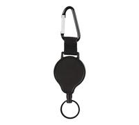 ATEUXOL Llavero Llavero elástico de Metal con Hebilla fácil de Tirar y Cuerda, Llavero retráctil Deportivo(Color 5)
