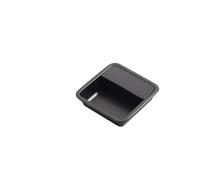 ATEUXOL Manija de Puerta Empotrado Manija oculta de puerta corredera moderna, tiradores muebles con hebilla incrustada ranurada, tirador armario oculto(Dark Gray 57mm)