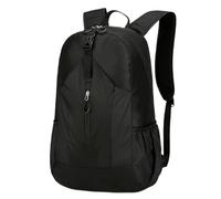 ATEUXOL Ultra Ligeras Plegables Mochila ligera for exteriores, bolsa plegable for senderismo, mochila for ciclismo y correr, de viaje for hombres mujeres(Black)