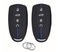 ATFIGII 2 Fundas para Llavero compatibles con Chery Omoda 5 Tiggo 7 Tiggo 8 Pro Tiggo 9 para Jaecoo 7 para EBRO S700 Funda Protectora de Silicona con 4 Botones (Azul)