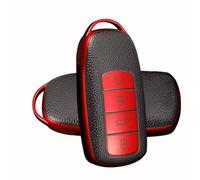 ATFIGII Funda para Llavero Compatible con Chery Omoda 5 Tiggo 7 Tiggo 8 Pro Tiggo 9 para Jaecoo 7 para EBRO S700 Funda Llaves TPU Funda de la Llave 4 Botones C Rojo